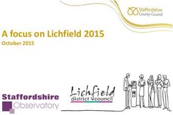 A focus on Lichfield 2015 - October 2015 - evidence base