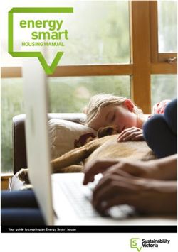 Energy smart HOUSING MANUAL - Your guide to creating an Energy Smart house - Sustainability Victoria