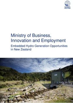 Ministry of Business, Innovation and Employment - Embedded Hydro Generation Opportunities in New Zealand - MBIE