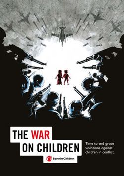 THE WAR ON CHILDREN ASLDASØØDL - Save the Children Italia