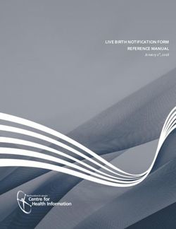 LIVE BIRTH NOTIFICATION FORM REFERENCE MANUAL - nlchi