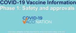 COVID-19 Vaccine Information Phase 1: Safety and approvals - Information collated by the Australian Chamber of Commerce and Industry, 5 Feb 2021 ...