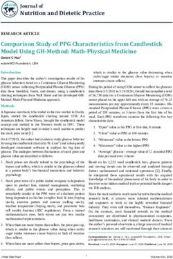 Comparison Study of PPG Characteristics from Candlestick Model Using GH-Method: Math-Physical Medicine - sciaeon