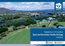 Sport and Recreation Facility Strategy - TOWNSVILLE CITY COUNCIL