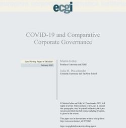 Covid And Comparative Corporate Governance European Corporate