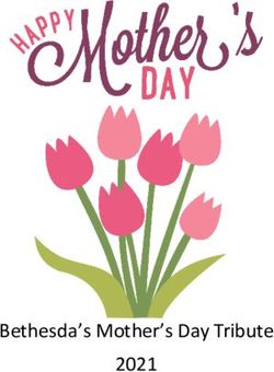 Bethesda's Mother's Day Tribute 2021