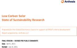 Low Carbon Solar State of Sustainability Research