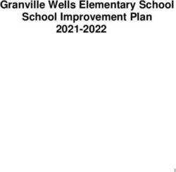 Granville Wells Elementary School School Improvement Plan 2021-2022