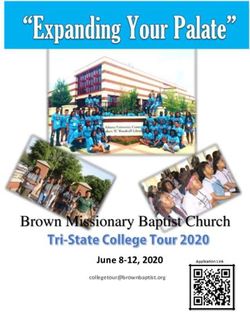 Brown Missionary Baptist Church - June 8-12, 2020