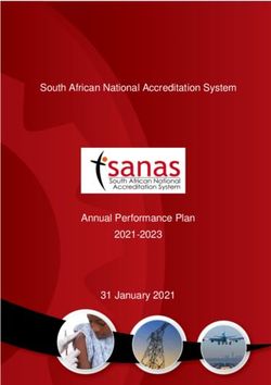 South African National Accreditation System Annual Performance Plan