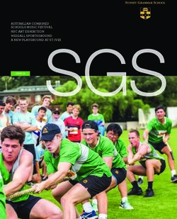AUSTRALIAN COMBINED SCHOOLS MUSIC FESTIVAL HSC ART EXHIBITION WEIGALL SPORTSGROUND A NEW PLAYGROUND AT ST IVES - ISSUE 10