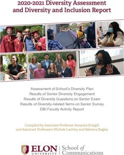 2020-2021 Diversity Assessment and Diversity and Inclusion Report