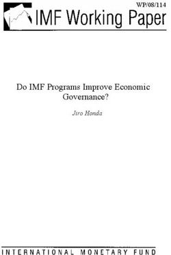 Do IMF Programs Improve Economic Governance? - Jiro Honda