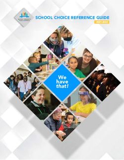 Have that! - SCHOOL CHOICE REFERENCE GUIDE 2021-2022