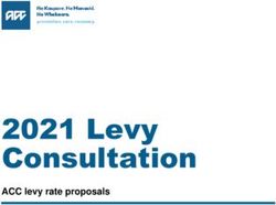 2021 Levy Consultation - ACC levy rate proposals - Shape your ACC