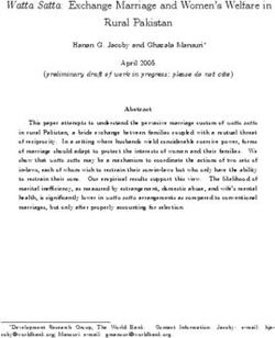 Watta Satta: Exchange Marriage and Women's Welfare in