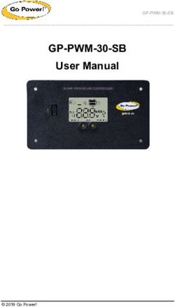 Gp Pwm Sb User Manual Northern Lite