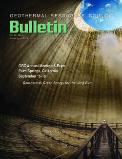 Bulletin - Geothermal Resources Council