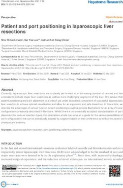 Patient And Port Positioning In Laparoscopic Liver Resections