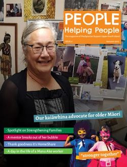 PEOPLE Helping People - Presbyterian Support Upper South Island