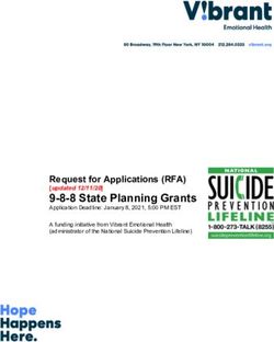 9-8-8 State Planning Grants - Request for Applications (RFA) updated 12/11/20 - National Suicide Prevention ...