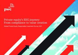 Private equity's ESG journey: From compliance to value creation - Global Private Equity Responsible Investment Survey 2021