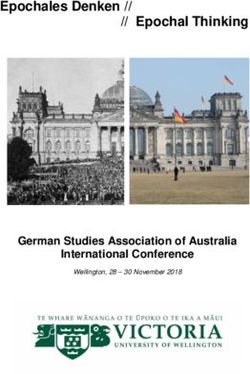 Epochales Denken / Epochal Thinking - German Studies Association of Australia International Conference - Victoria University of Wellington