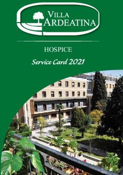 HOSPICE Service Card 2021 - Villa Ardeatina