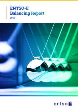 ENTSO-E Balancing Report 2020