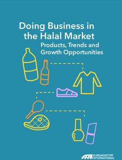 Doing Business in the Halal Market - Products, Trends and Growth Opportunities - Euram