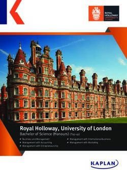 Royal Holloway University Of London Bachelor Of Science Honours