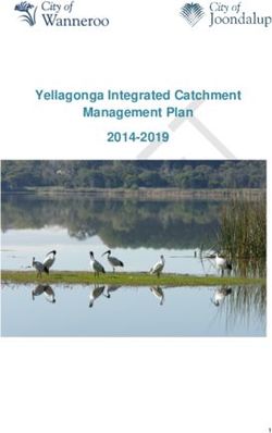 Yellagonga Integrated Catchment Management Plan 2014-2019