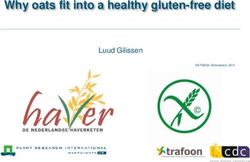 Why oats fit into a healthy gluten-free diet - Luud Gilissen - Oats 2020