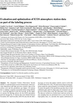 Evaluation and optimization of ICOS atmosphere station data as part of the labeling process