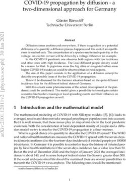 COVID-19 propagation by diffusion - a two-dimensional approach for Germany - export.arXiv.org