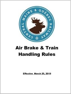 Air Brake & Train Handling Rules - Effective March 25, 2019