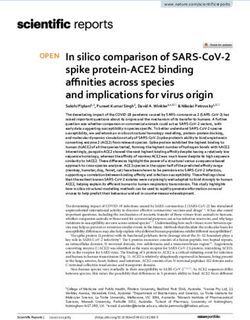IN SILICO COMPARISON OF SARS COV 2 SPIKE PROTEIN ACE2 BINDING AFFINITIES ACROSS SPECIES AND IMPLICATIONS FOR VIRUS ORIGIN
