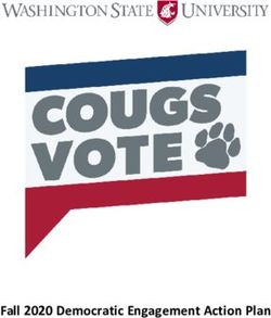 Fall 2020 Democratic Engagement Action Plan - ALL IN ...