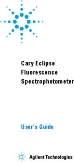 Cary Eclipse Fluorescence Spectrophotometer User's Guide
