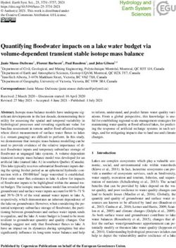 Quantifying floodwater impacts on a lake water budget via volume-dependent transient stable isotope mass balance - HESS