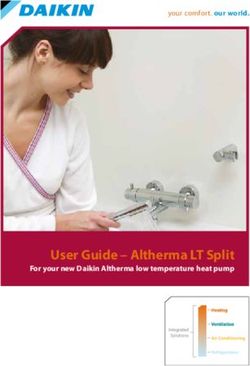 User Guide - Altherma LT Split - For your new Daikin Altherma low temperature heat pump