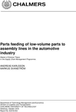 Parts feeding of low-volume parts to assembly lines in the automotive industry