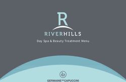 Day Spa & Beauty Treatment Menu - Riverhills Health Club