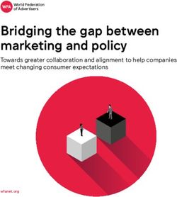 Bridging the gap between marketing and policy - Towards greater collaboration and alignment to help companies meet changing consumer expectations ...