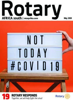 ROTARY RESPONDS Together, we will help fight the virus! - AFRICA south | rotaryafrica.com