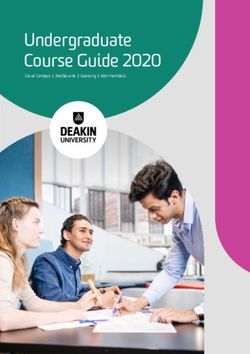 Undergraduate Course Guide 2020 - Cloud Campus Melbourne Geelong Warrnambool