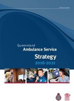 Strategy 2016-2021 Queensland - Queensland Ambulance Service