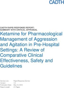 Ketamine for Pharmacological Management of Aggression and Agitation in Pre-Hospital Settings: A Review of Comparative Clinical Effectiveness ...