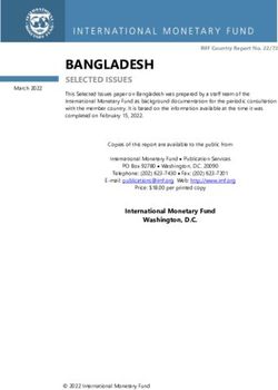 BANGLADESH SELECTED ISSUES