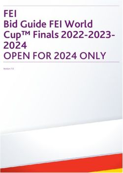 FEI Bid Guide FEI World Cup Finals 2022-2023- 2024 - Version: 1.0 ...